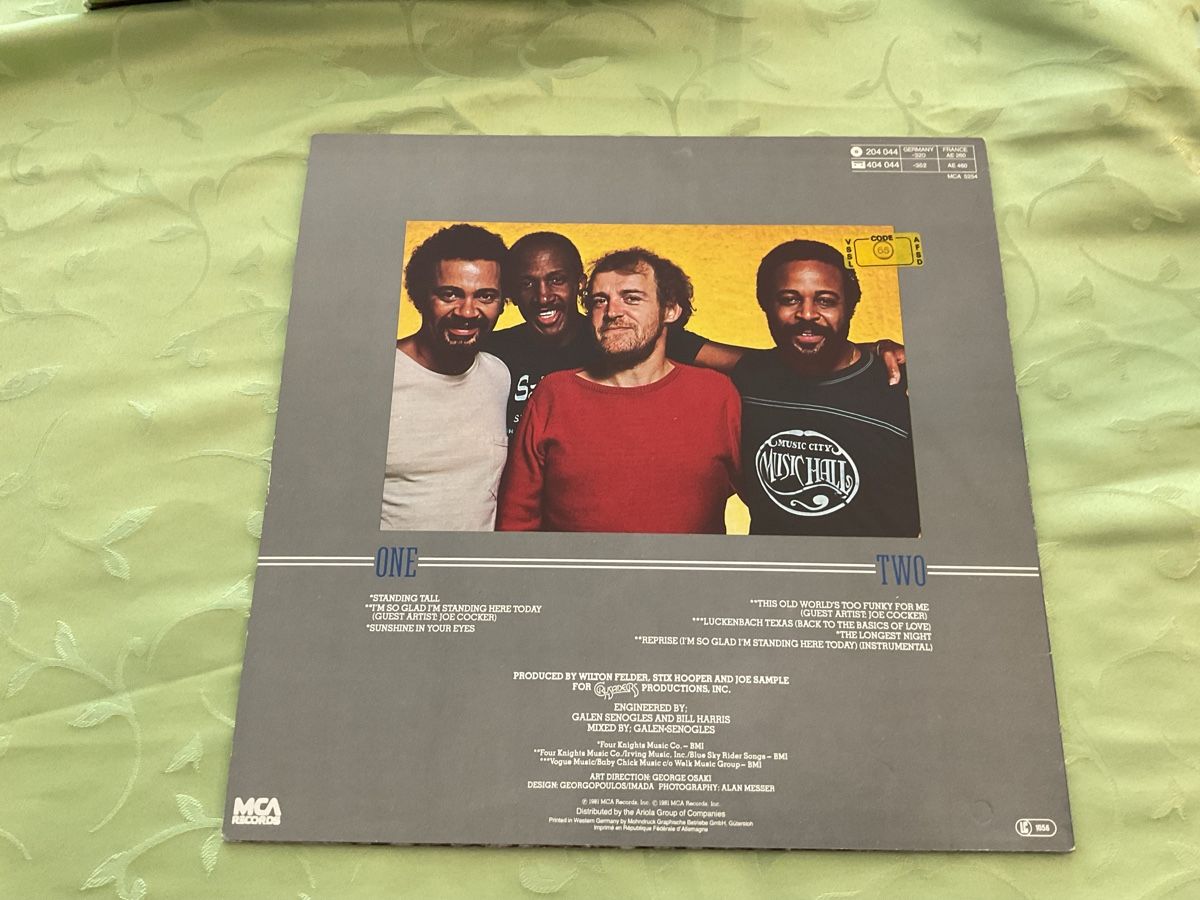 Dischi in vinile: The Crusaders - Standing Tall, LP Vinyl Platte – Usato da Steinach venduto da Quarkie 1