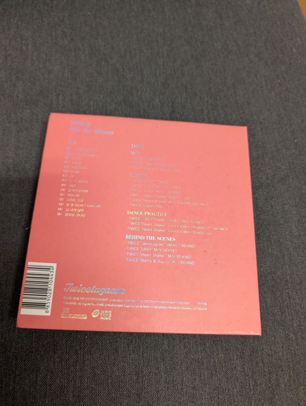 CD: Twice the first album – Usato da Giubiasco venduto da Ticinerd 1