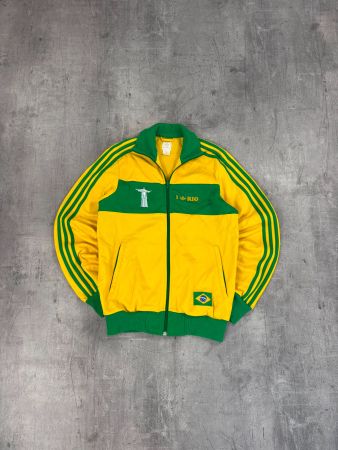 Vintage Adidas RARE Brazil Rio De Janeiro Trainingsjacke (S)