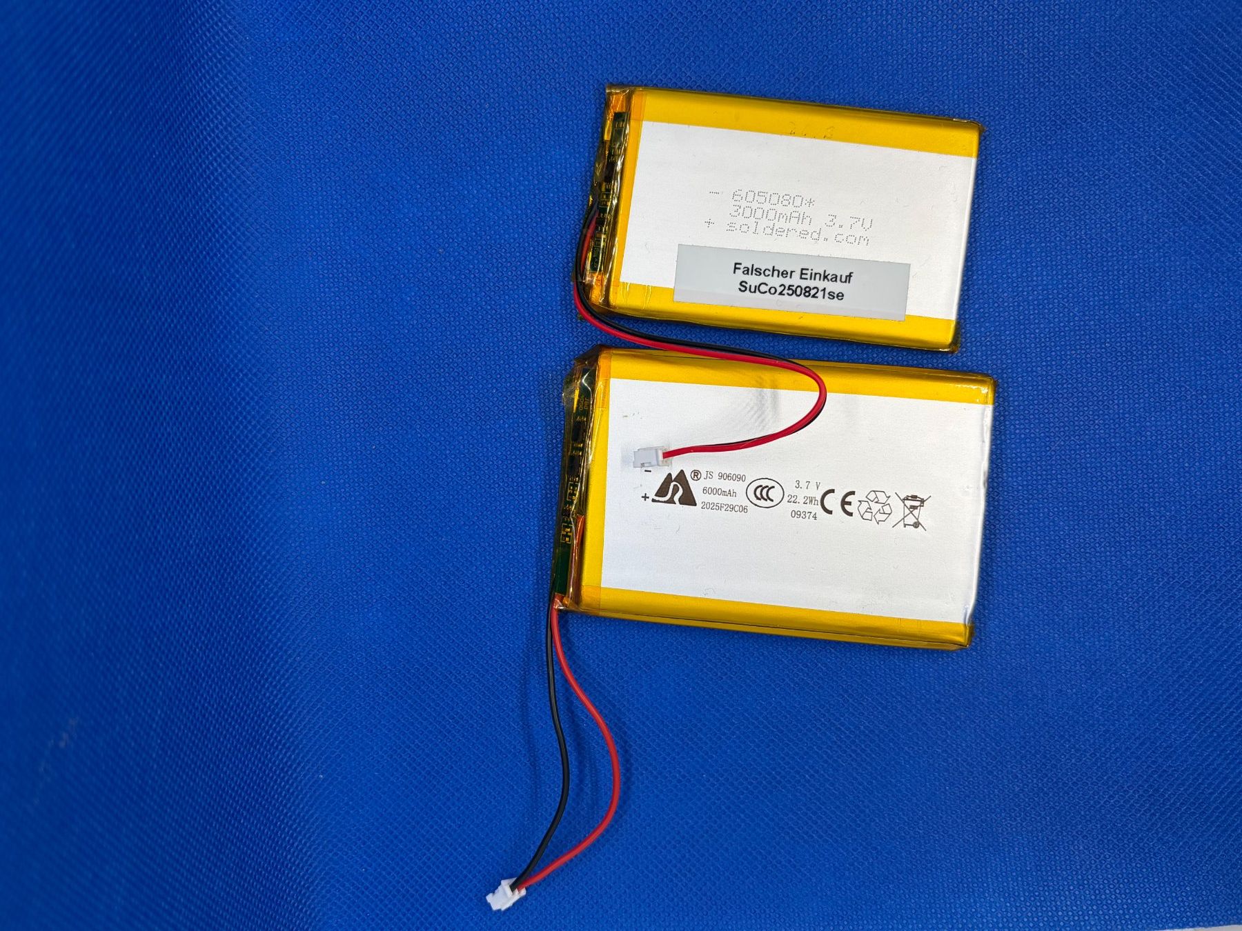 Batterie: Akku 3.7V – Nuovo (secondo la descrizione) da Malleray venduto da tecnoy
