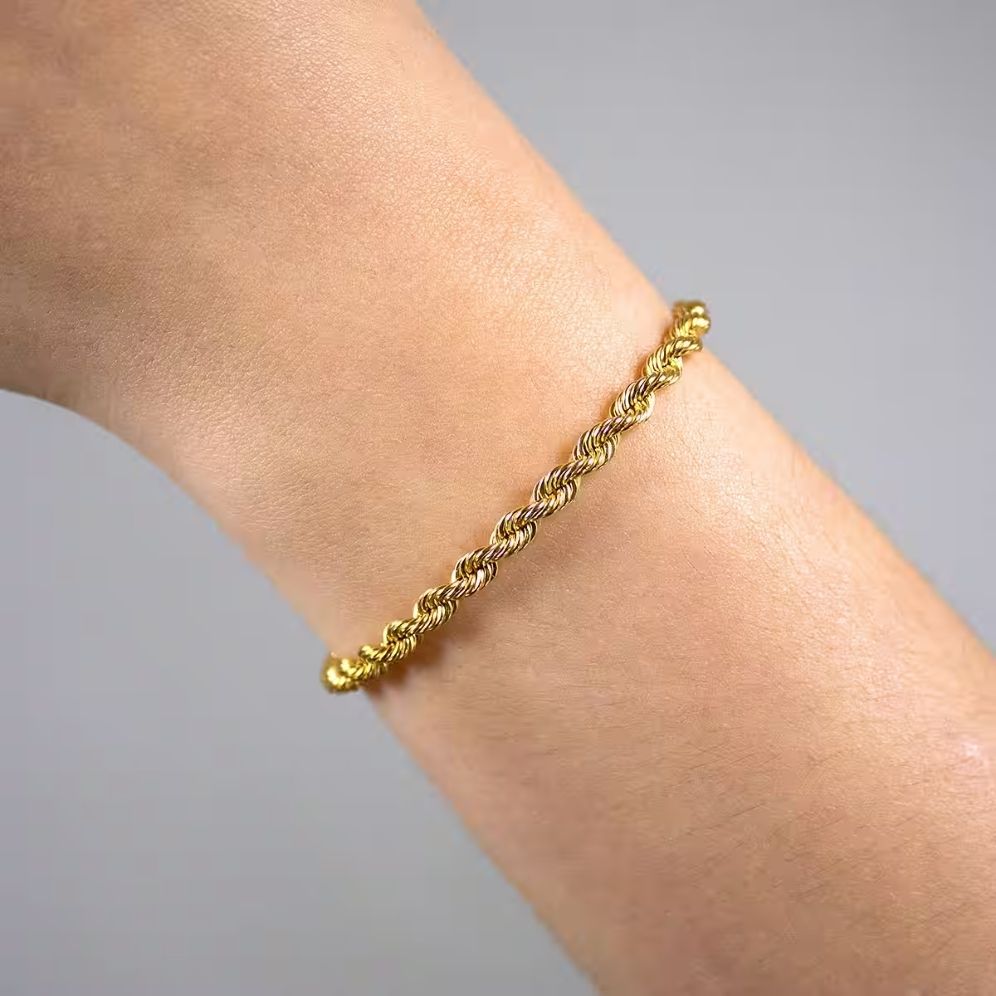 Bracciali & Braccialetti: 3,3mm Gold Armband – Nuovo e nell'imballaggio originale da Hemmental venduto da Goldwelt2 1