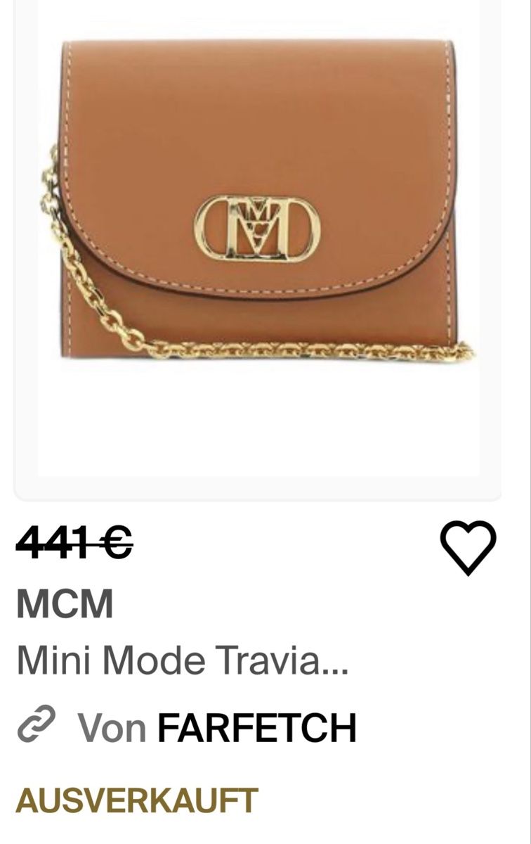 Mcm Borse: MCM Brieftasche/Kleine Tasche mit Kette – Nuovo e nell'imballaggio originale da Rheinfelden venduto da Jeva-Anna 4