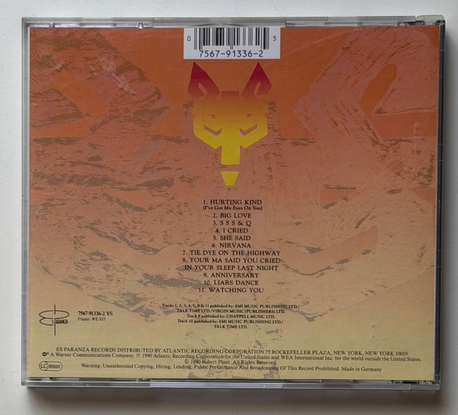 CD: Robert Plant / Manic Nirvana – Usato da Näfels venduto da rottabi 1