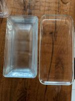 9 rechteckige Glasschalen / Servierschalen Set