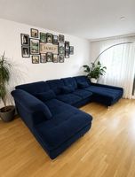 Wunderschönes dunkelblaues Sofa in sehr gutem Zustand
