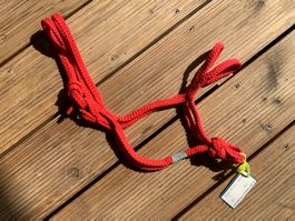 Mini/Pony (XS) Knotenloses Halfter in Red