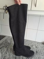 Stiefel Overknees schwarz Grösse 39
