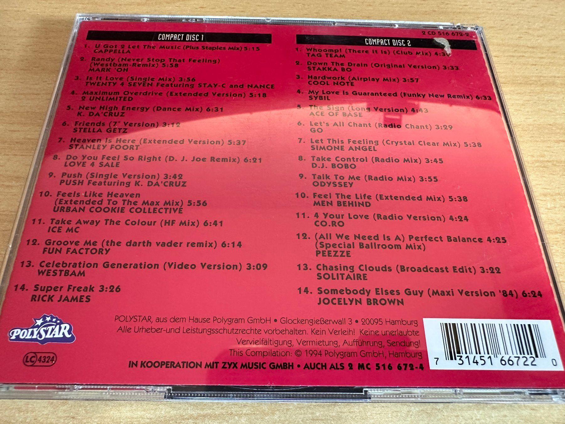 CD: Various – Super Dance Plus 5 - 2 CD – Usato da Rikon im Tösstal venduto da Alpenmutz 1