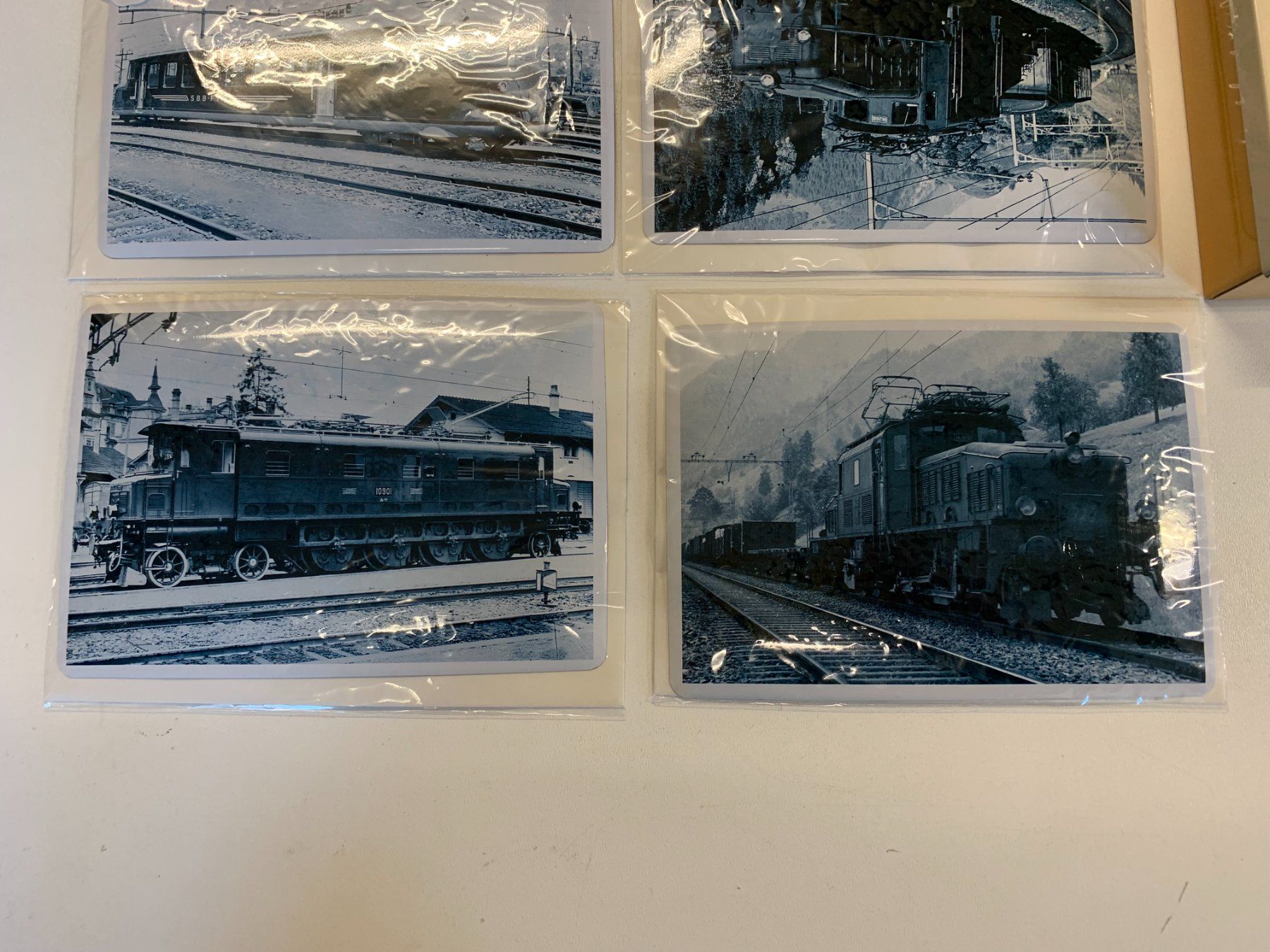 Modellini di ferrovie: Blech-Postkarten SBB-Lokomotiven 6 Stück in Blech-Box – Usato da Fislisbach venduto da Zicke1958 3