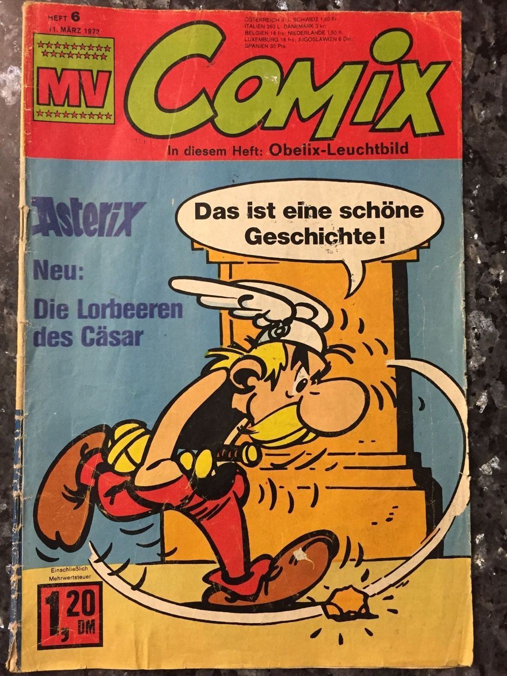 Comics: Comic Comix mit Asterix, Superboy u.a. 1972 – Gebraucht aus Goldach von SSRConzept