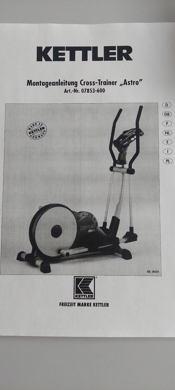 Kettler Hometrainer: Kettler Cross-Trainer "Astro" – Usato da Buttikon SZ venduto da paulischa 3