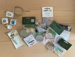 Bastelmaterialien-Set: Schmuck, Anhänger, Vintage-Teile
