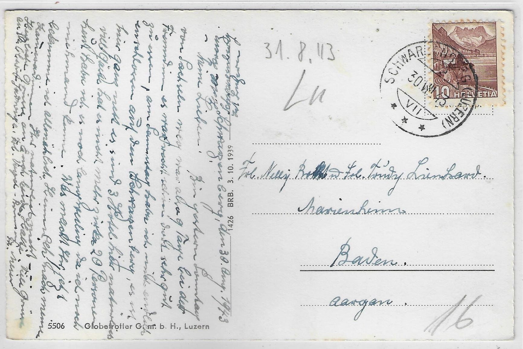 Cartoline postali: Kurort Schwarzenberg - Generalansicht – Usato da Ettingen venduto da Kartenplanet 1