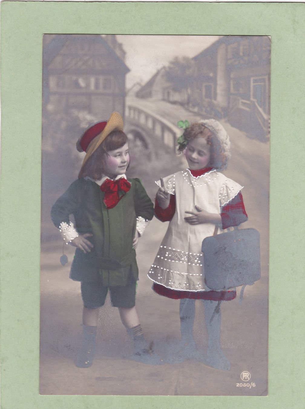 Cartoline postali: Kitsch Kinder Verzierungen – Usato da Herisau venduto da Lisegrat2008