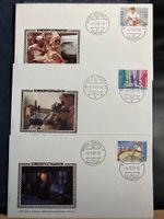 CH 1987 FDC Satz Jahresereignisse Herbst Ortsstempel Zurzach