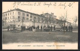 Lausanne, Les Casernes, Tapage des couve