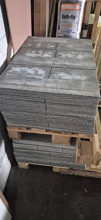 Eternit Piatti di portata: Faserzement (Eternit) Fassadenplatten 40m2 – Usato da Seedorf UR venduto da Eschholz