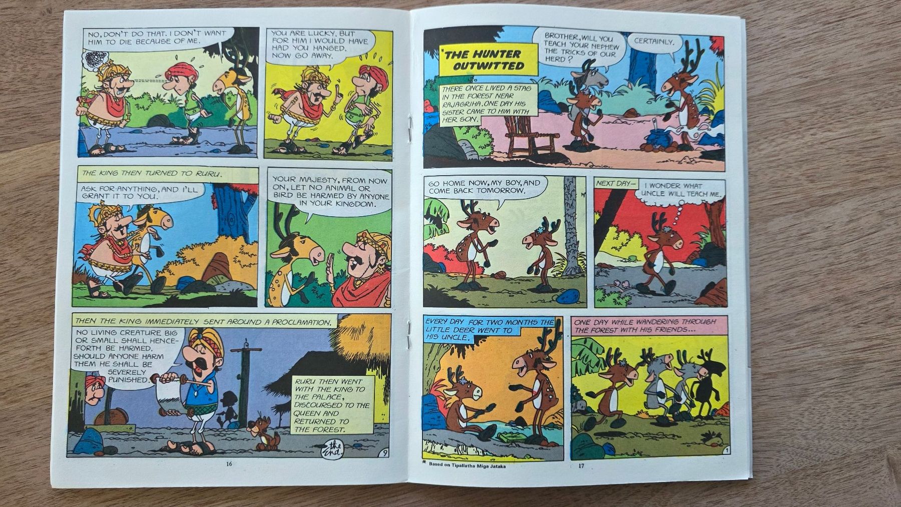 Fumetti: Original indisches Jataka Tales Comic "Deer Stories" – Usato da Hettlingen venduto da Sailor2004 4