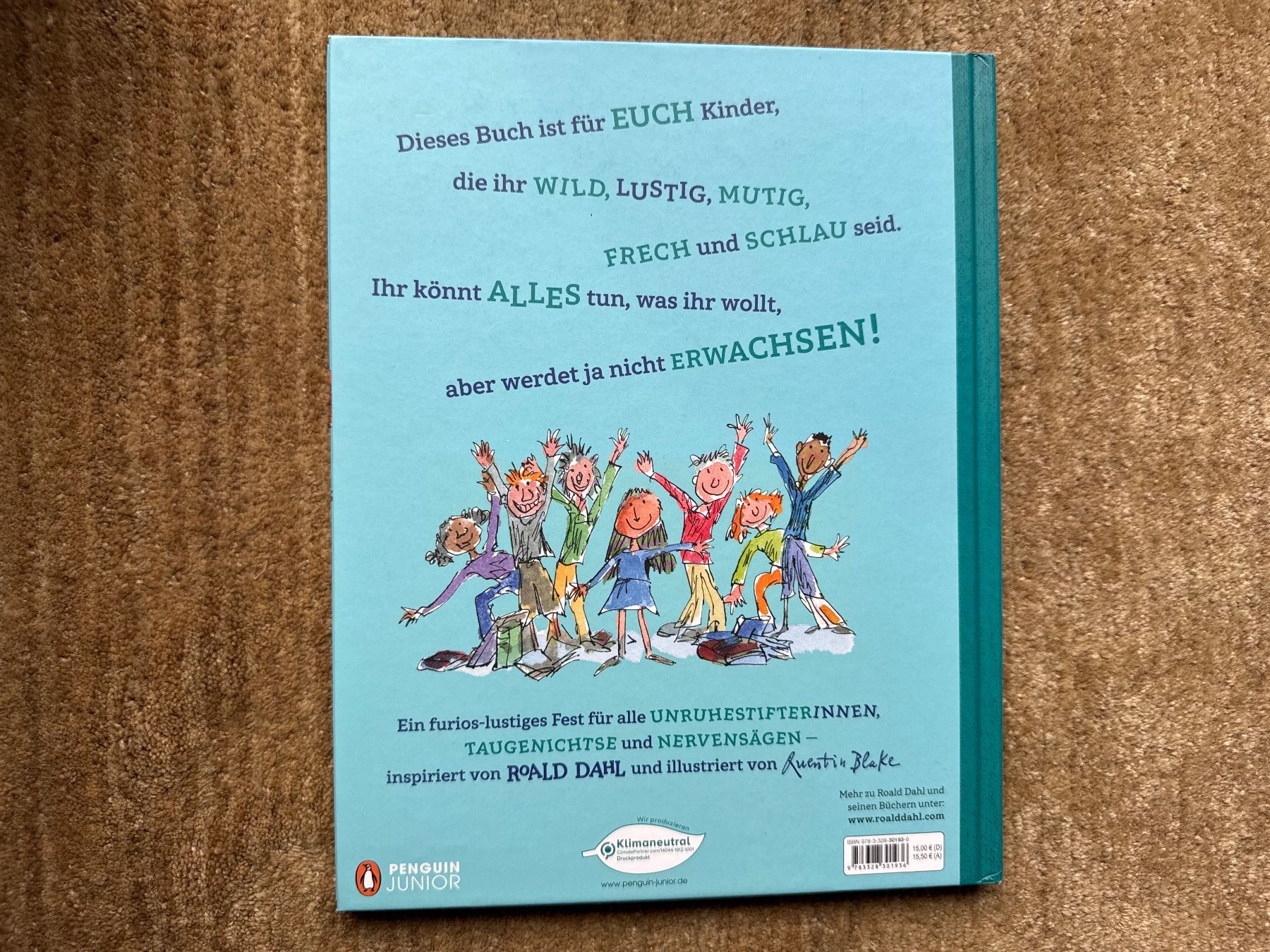 Bücher: Werd bloss nicht gross! - Roald Dahl – Neu (gemäss Beschreibung) aus Aarau von Kilauea 1