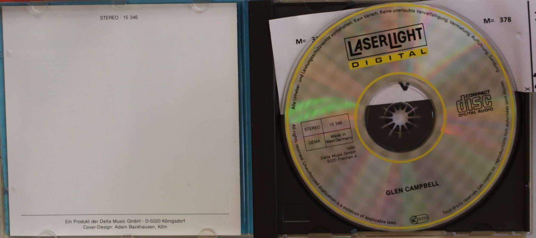 CDs: Glen Campbnell – Live – Gebraucht aus Luzern von CONTENTI 1