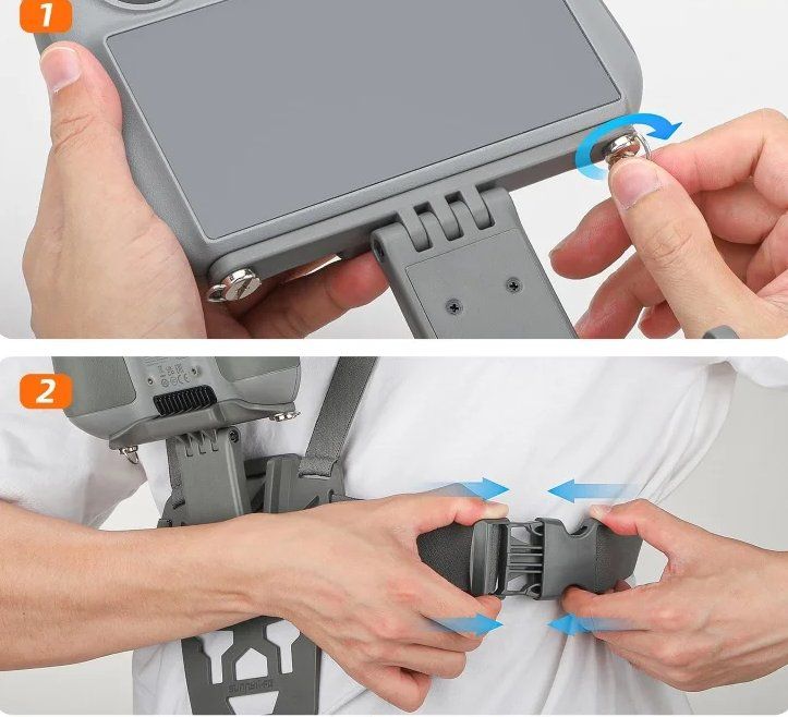 DJI Fernsteuerungen: Rückengurt für DJI RC1 RC2  - Sangle dorsale – Neu und originalverpackt aus Bussigny von SHOP-DRONE-UNIVERS 2