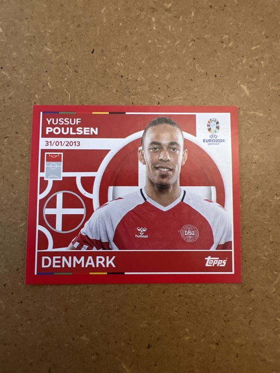 Topps Euro 2024 Yussuf Poulsen | Kaufen auf Ricardo