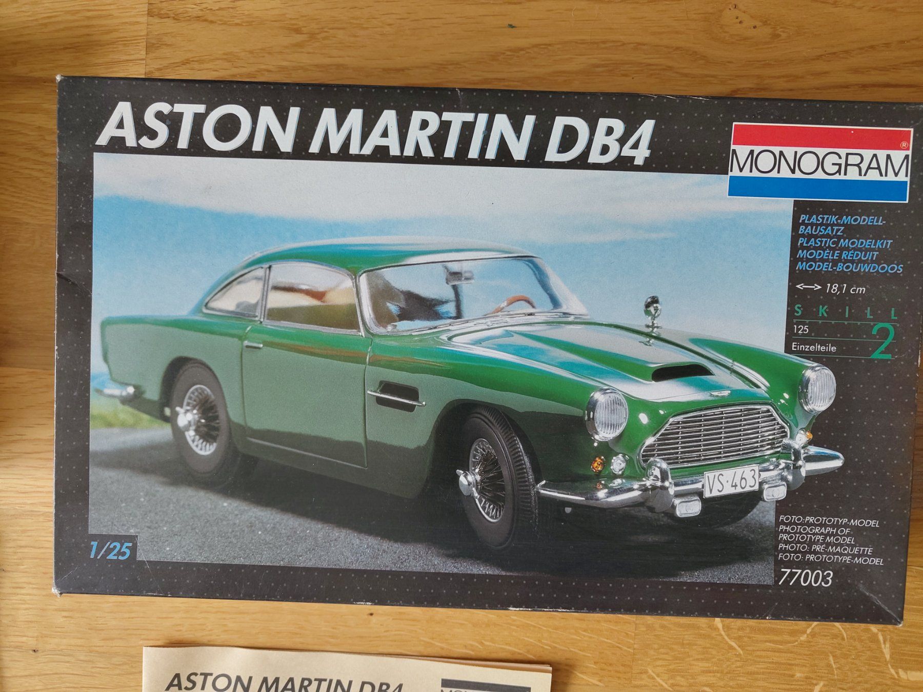 Aston Martin Modellini d'auto: Aston Martin DB4 Monogram 1:25 - Modellbausatz – Nuovo (secondo la descrizione) da Basel venduto da AufeinenBlick