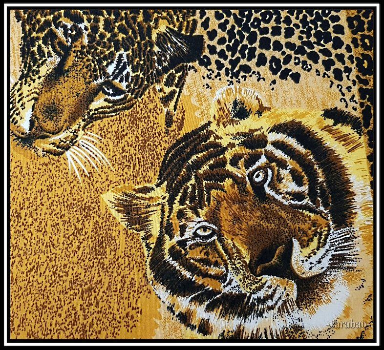 Foulard & Sciarpe: Bandana / Raubkatzen – Nuovo (secondo la descrizione) da Winterthur venduto da -carabao- 3