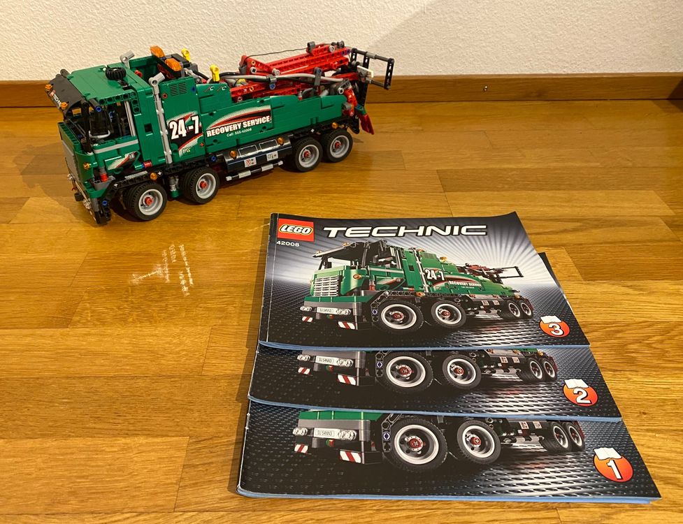 LEGO Technic LKW 42008 Abschlepptruck Service Truck kpl. OBA (Gebraucht ...