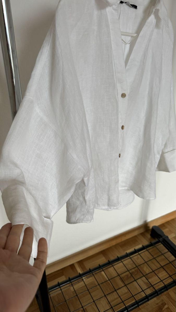 Zara Camicette: Zara Leinenbluse in schönem Design. – Usato da Schaffhausen venduto da R_Muzh 2
