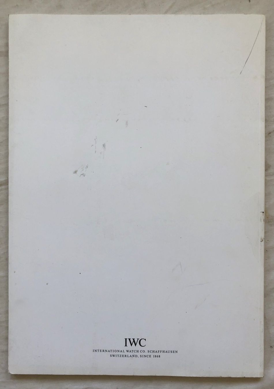 Bücher: IWC - New Products 2006 - Katalog – Gebraucht aus Schaffhausen von durruti 4
