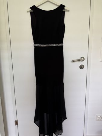 Elegantes schwarzes Abendkleid (36)