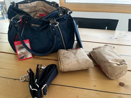 Neue Storksak Olivia Nylon Wickeltasche