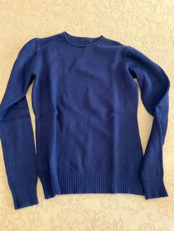 Pullover blu tg. S/M misto viscosa
