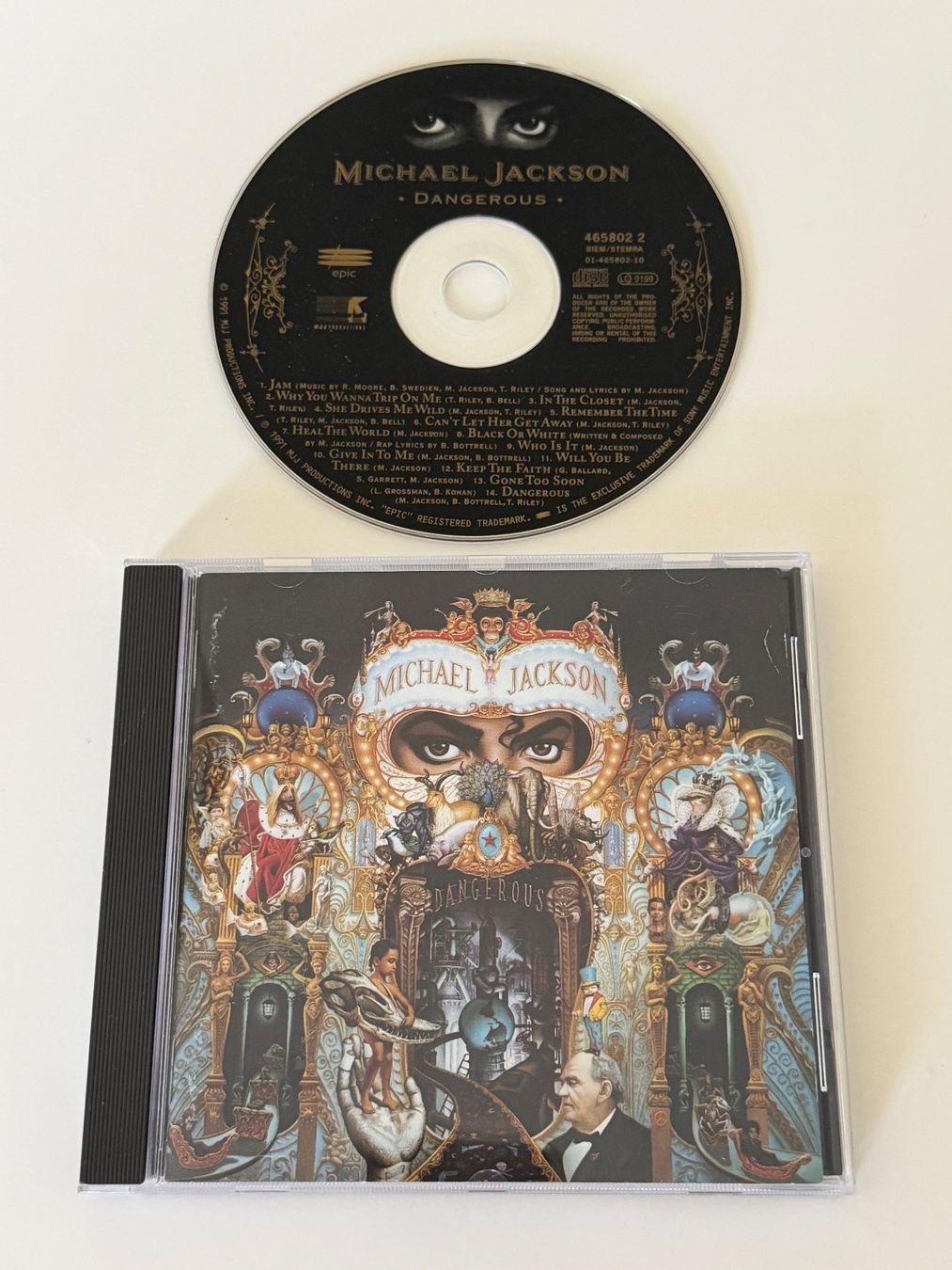 CDs: Michael Jackson Dangerous CD – Gebraucht aus Altstätten SG von sheamus