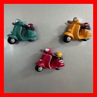 3 tlg Set Vespa Roller Magnete Scooter GTS Primavera Italien