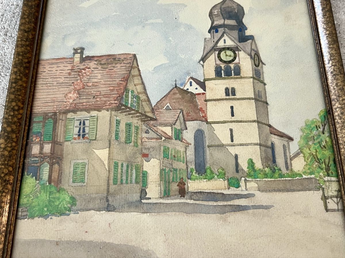 Dipinti: Painting - Hugo Wilhelm Pfahlmer – Usato da Lausanne venduto da William7 2