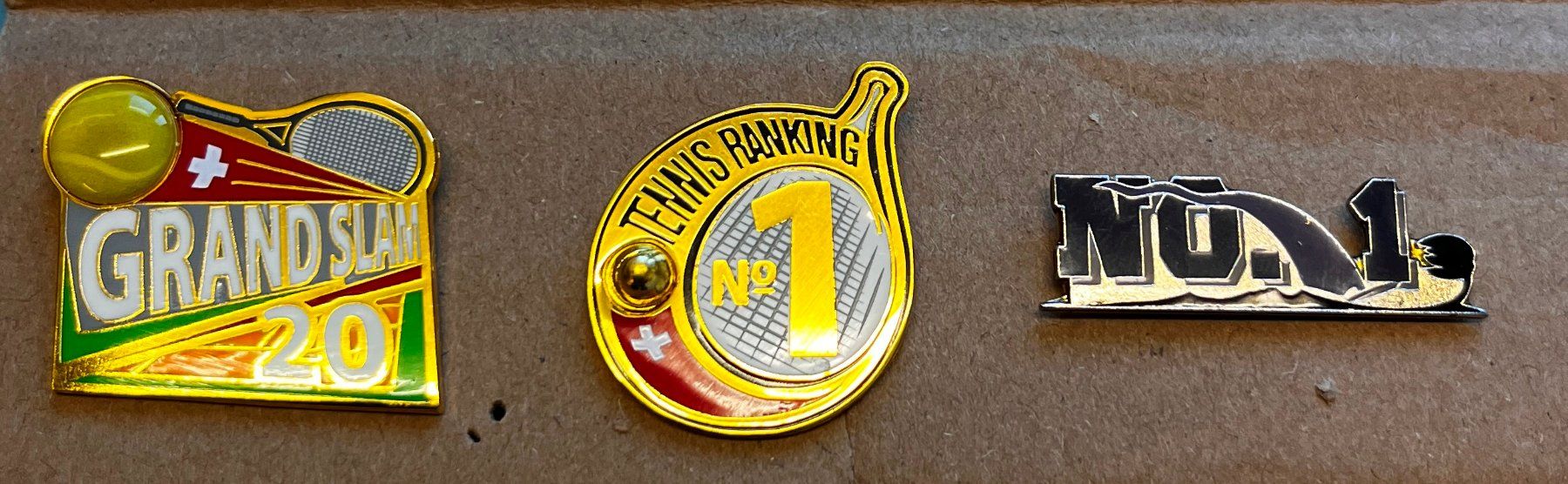 Swiss Placchette & Badge: Pin, Tennis Grand Slam – Usato da Obernau venduto da Wgnom