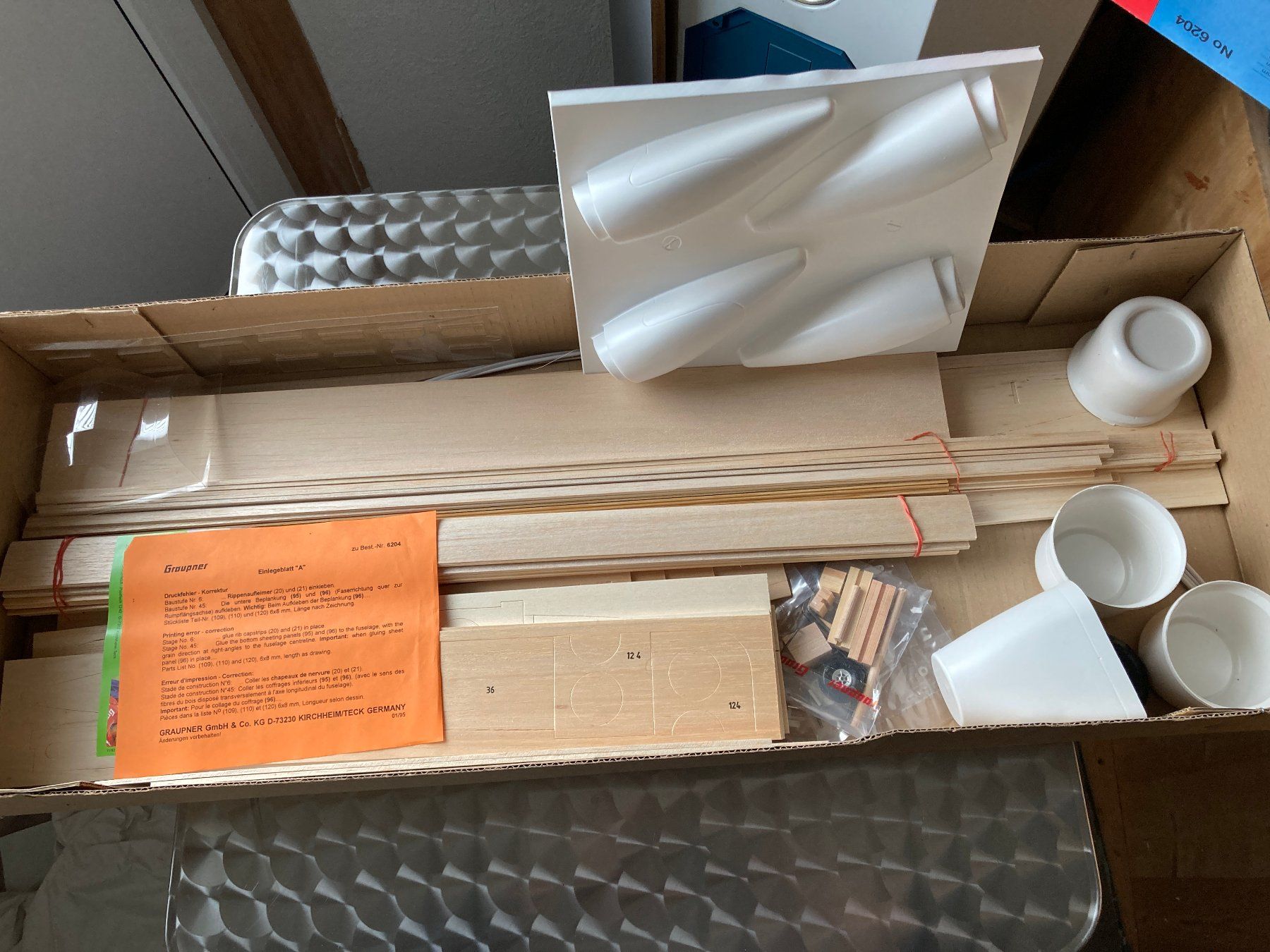 Graupner RC Modellbau: Graupner JU-52 Holzbausatz – Neu (gemäss Beschreibung) aus Reigoldswil von  1