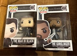 2 Funko Pop! The Gunslinger & Man in Black Stephen King