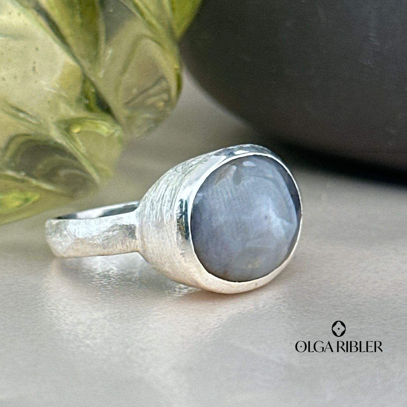 Olga Ribler Anelli: Saphir Ring Sterling Silber Ringgrösse 56 – Nuovo (secondo la descrizione) da Luzern venduto da byolgaribleroutlet 2