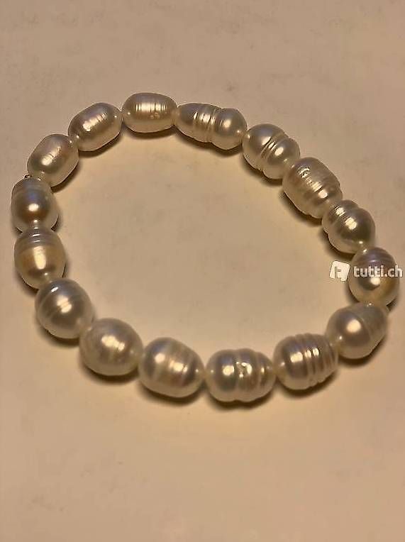 Bracciali & Braccialetti: Armband aus Barock Süsswasserzuchtperle – Nuovo e nell'imballaggio originale da Suhr venduto da Maxmusic2308 1