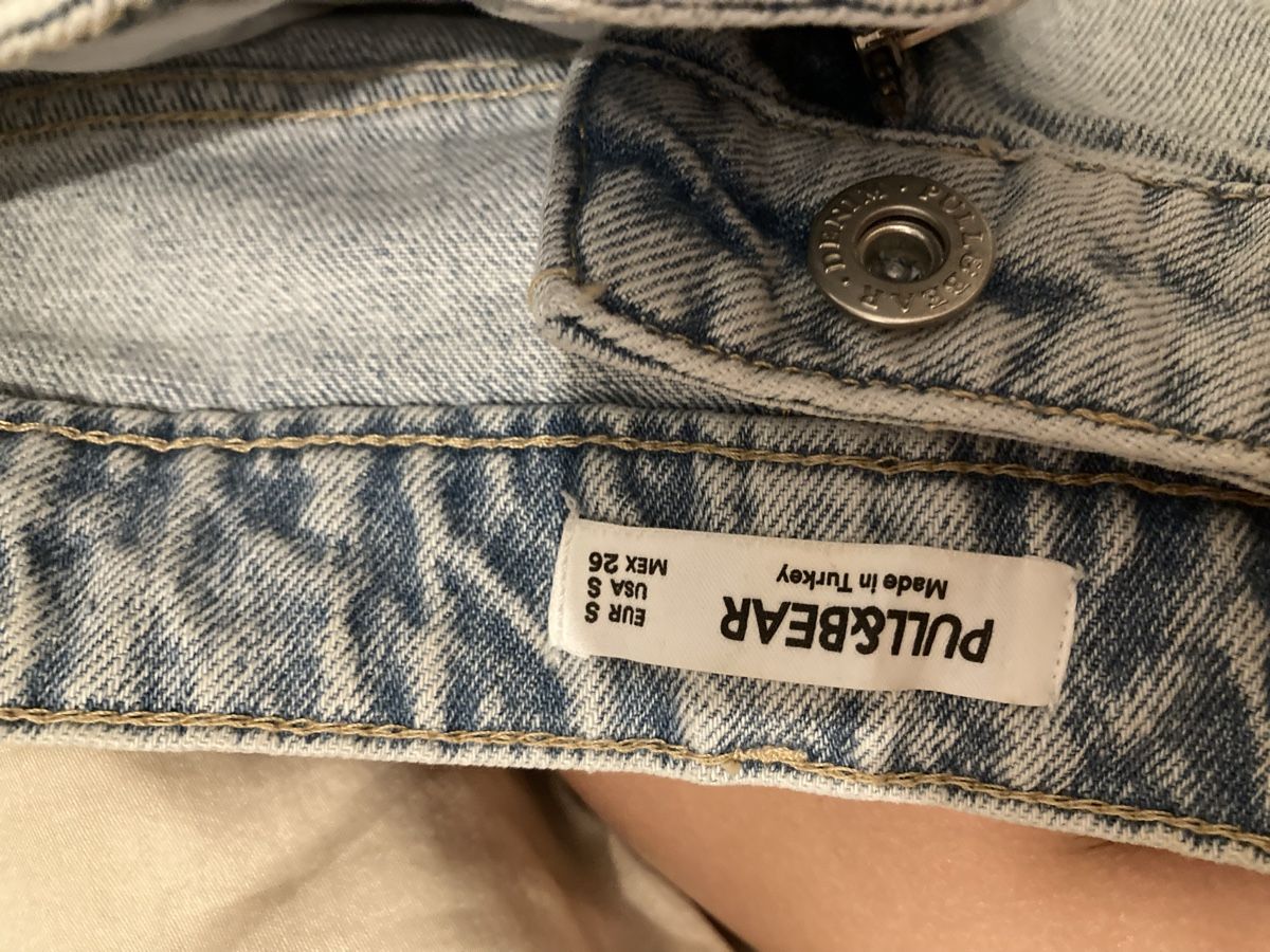 Gonne: Denim Skirt Pull&Bear Light Wash Front Slit Size S – Usato da Zürich venduto da sele_x 2