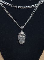 Collier tête de mort! Pour hommes!