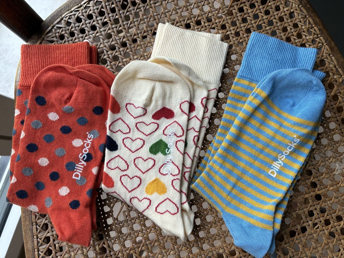 Calze: Dilly Socks gr. 39 – Nuovo e nell'imballaggio originale da Winterthur venduto da Mitschg 1