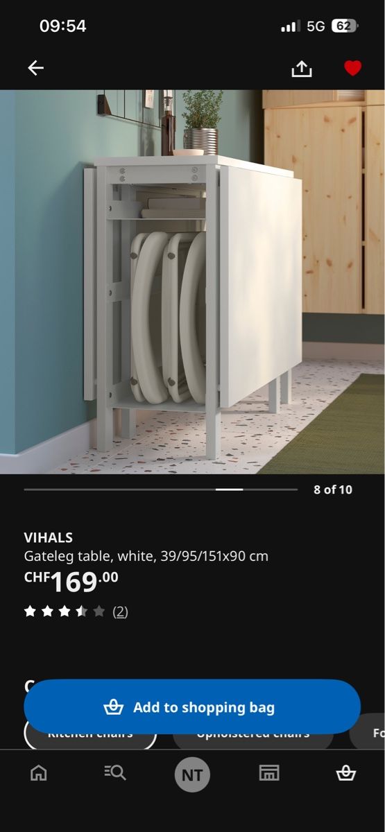 Ikea Tischset: IKEA VIHALS Table, 2 FRÖSVI – Gebraucht aus Köniz von nat_wyc2 2