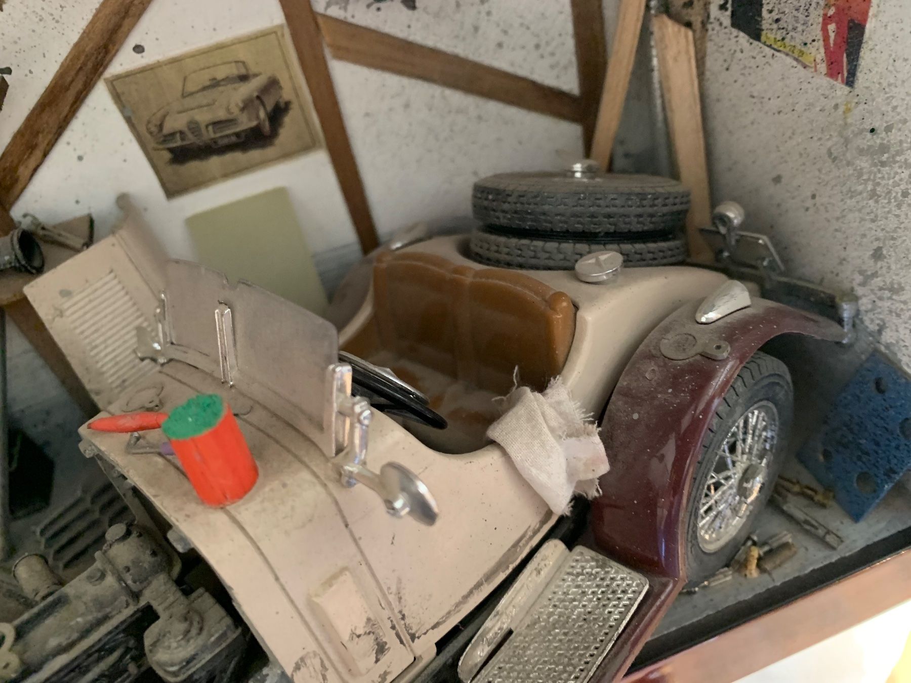 Mercedes-Benz Modellautos: Einmaliges Diorama "Mercedes Oldtimer mit Werkstatt" – Gebraucht aus Widnau von sei_g6d9 4