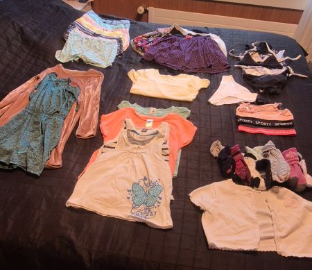 Teil 1 von 2 XXL Kleiderpaket Mädchen 134/ 140 ca 65 Teile