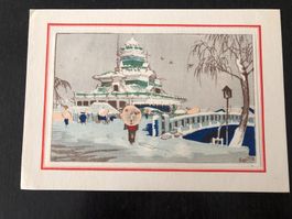 Japanischer Holzschnitt Kobayashi Kiyochika