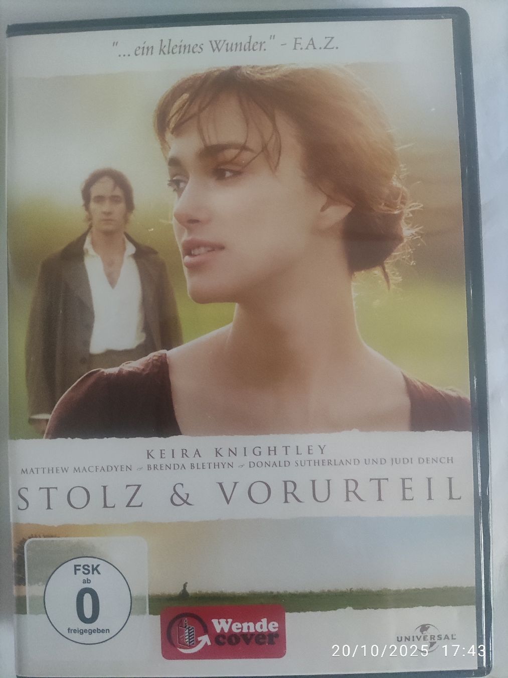 Tutti i DVDs: Stolz und Vorurteil – Usato da Basel venduto da Alacant